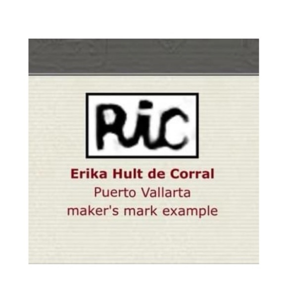 Erika Hult De Corral RIC Modernist Sculptural Sterling Silver Earrings Mexico - Picture 7 of 7